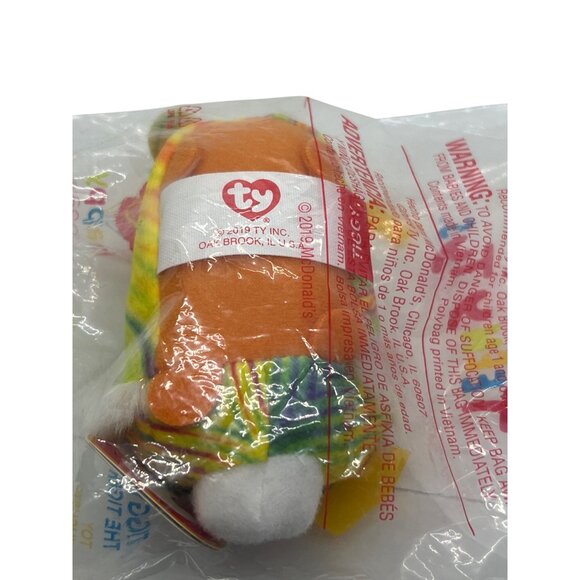 McDonalds HapTy Teenie Teeny Tys Tiggy The Tiger Plush Toy New In Package Vintag - Picture 5 of 5